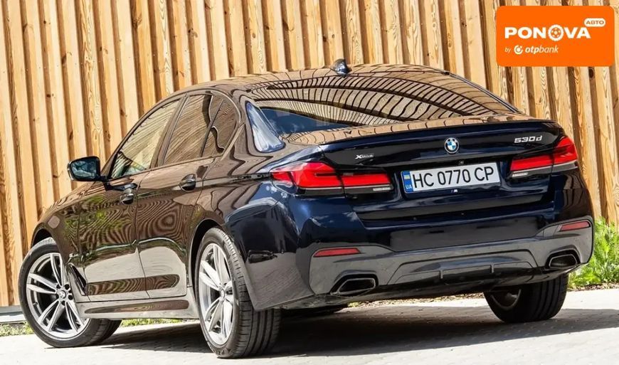 BMW 5 Series, 2020 р., Дизель, 203 тис. км, Седан, Чорний, Львів AT-10418277 фото