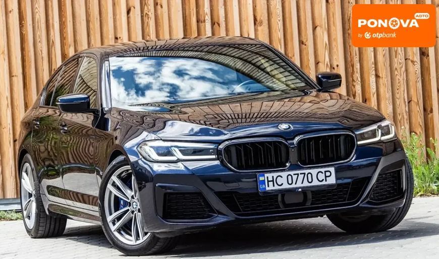 BMW 5 Series, 2020 р., Дизель, 203 тис. км, Седан, Чорний, Львів AT-10418277 фото