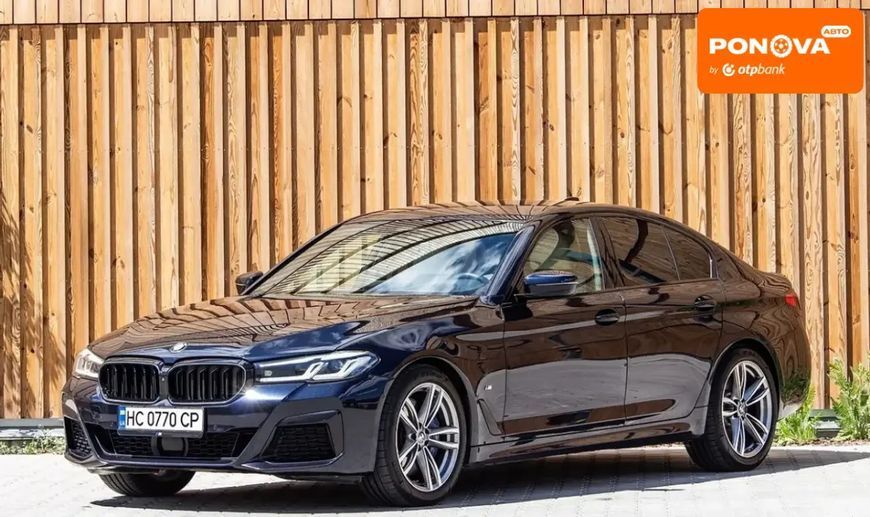 BMW 5 Series, 2020 р., Дизель, 203 тис. км, Седан, Чорний, Львів AT-10418277 фото