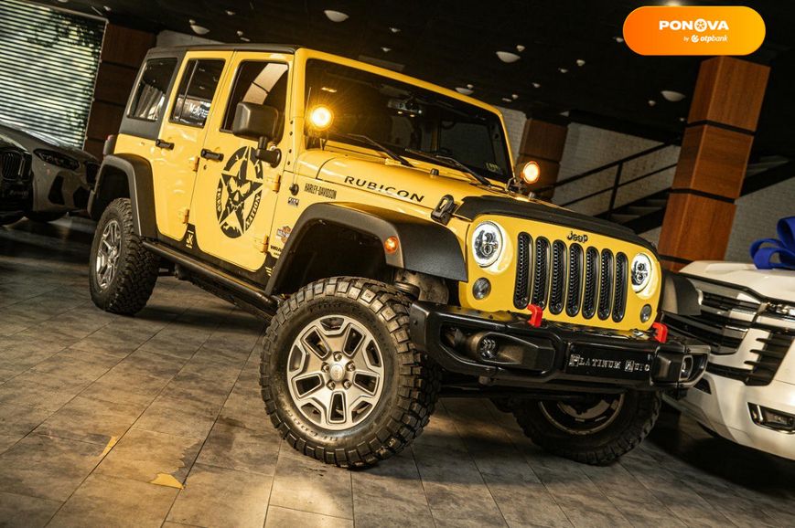 Jeep Wrangler, 2015, Дизель, 2.77 л., 78 тыс. км, Внедорожник / Кроссовер, Желтый, Одесса 110799 фото