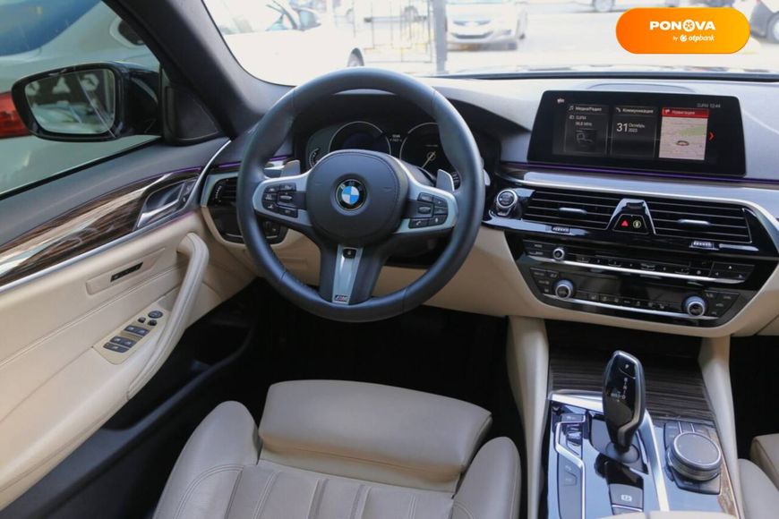 BMW 5 Series, 2018, Бензин, 2 л., 42 тыс. км, Седан, Синий, Киев 43495 фото