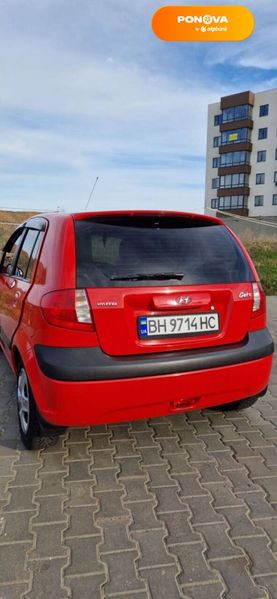 Hyundai Getz, 2006, Бензин, 1.4 л., 145 тис. км, Хетчбек, Червоний, Одеса Cars-Pr-60994 фото