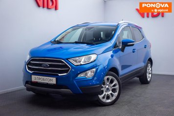 Ford EcoSport, 2020, Бензин, 1 л., 72 тис. км, Позашляховик / Кросовер, Синій, Київ 254230 фото