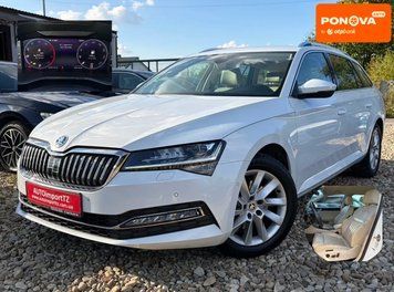 Skoda Superb, 2022 г., Дизель, 182 тыс. км, Универсал, Белый, Сопошин AT-10428727 фото