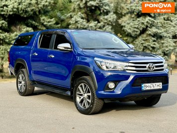 Toyota Hilux, 2016, Дизель, 2.76 л., 75 тис. км, Пікап, Синій, Київ 200525 фото