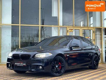 BMW 5 Series, 2013 р., Бензин, 160 тис. км, Седан, Чорний, Миколаїв AT-10415836 фото