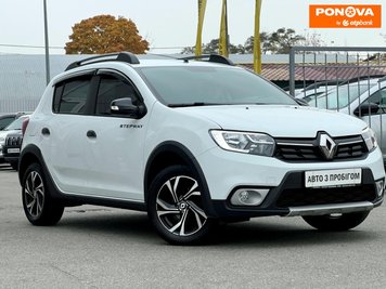 Renault Sandero StepWay, 2020, Бензин, 0.9 л., 55 тис. км, Хетчбек, Білий, Київ 255691 фото