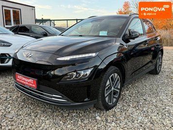 Hyundai Kona, 2022 р., Електро, 83 тис. км, Позашляховик / Кросовер, Чорний, Сопошин AT-10423734 фото