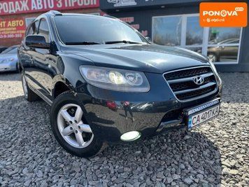 Hyundai Santa FE, 2006 р., Дизель, 290 тис. км, Позашляховик / Кросовер, Чорний, Сміла AT-10412608 фото