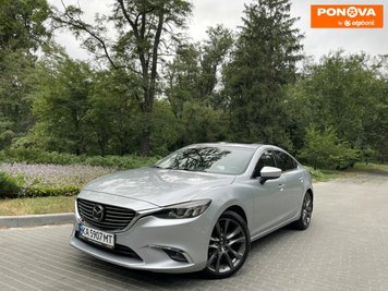 Mazda 6, 2017, Бензин, 2.49 л., 185 тис. км, Седан, Сірий, Київ Cars-Pr-277635 фото