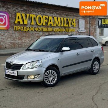 Skoda Fabia, 2010 р., Бензин, 207 тис. км, Хетчбек, Сірий, Дніпро (Дніпропетровськ) AT-10416406 фото