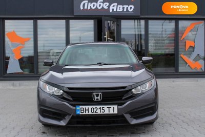 Honda Civic, 2016, Бензин, 2 л., 193 тис. км, Седан, Сірий, Вінниця 34239 фото