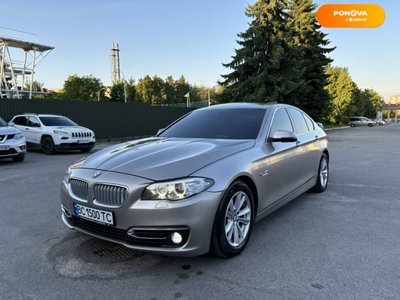 BMW 5 Series, 2015, Бензин, 2 л., 190 тис. км, Седан, Сірий, Львів Cars-Pr-68054 фото
