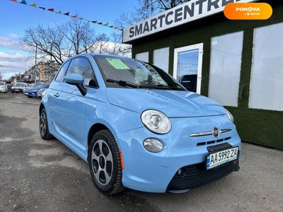 Fiat 500e, 2015, Електро, 103 тис. км, Хетчбек, Синій, Київ 3385 фото