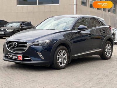 Mazda CX-3, 2017, Бензин, 2 л., 33 тыс. км, Внедорожник / Кроссовер, Синий, Одесса 47764 фото
