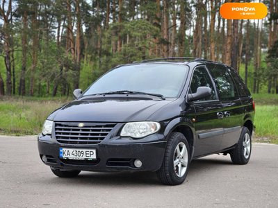 Chrysler Voyager, 2004, Дизель, 2.78 л., 267 тыс. км, Минивен, Чорный, Киев 924 фото