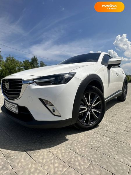 Mazda CX-3, 2017, Дизель, 1.5 л., 249 тис. км, Позашляховик / Кросовер, Білий, Львів Cars-Pr-66413 фото