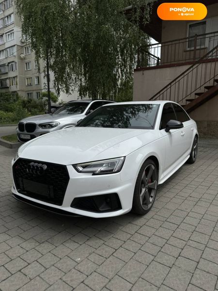 Audi S4, 2018, Бензин, 3 л., 58 тыс. км, Седан, Белый, Львов Cars-Pr-53962 фото