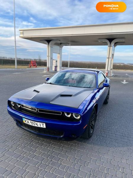 Dodge Challenger, 2019, Газ пропан-бутан / Бензин, 3.6 л., 63 тыс. км, Купе, Синий, Киев 45871 фото