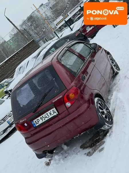 Daewoo Matiz, 2006 р., Бензин, 159 тис. км, Хетчбек, Червоний, Запоріжжя AT-10409421 фото
