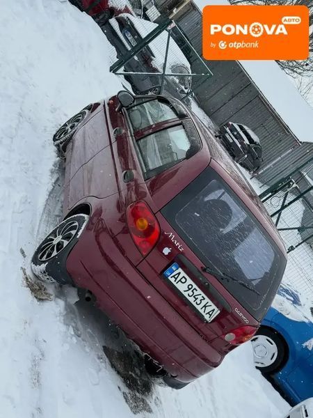 Daewoo Matiz, 2006 р., Бензин, 159 тис. км, Хетчбек, Червоний, Запоріжжя AT-10409421 фото