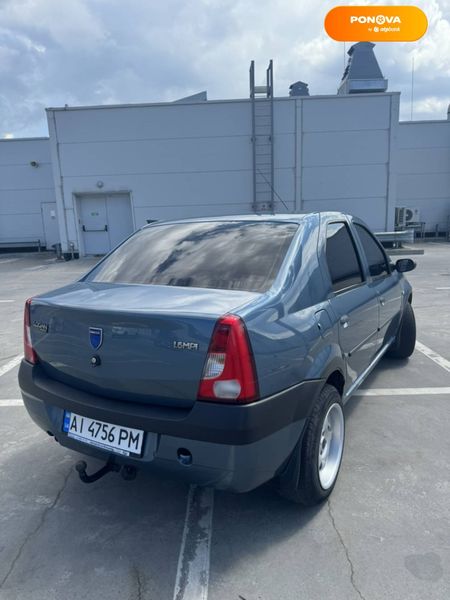 Dacia Logan, 2007, Бензин, 1.6 л., 197 тис. км, Седан, Синій, Київ Cars-Pr-63741 фото