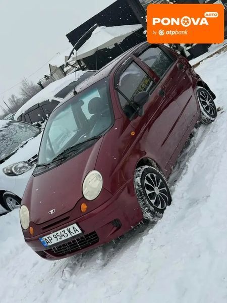 Daewoo Matiz, 2006 р., Бензин, 159 тис. км, Хетчбек, Червоний, Запоріжжя AT-10409421 фото