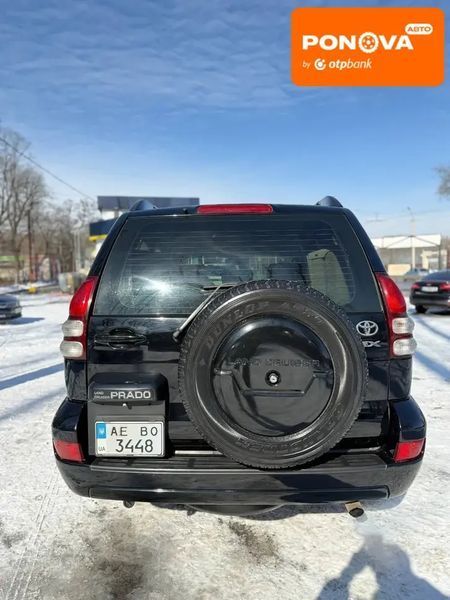 Toyota Land Cruiser Prado, 2005 р., Газ пропан-бутан / Бензин, 257 тис. км, Позашляховик / Кросовер, Чорний, Дніпро (Дніпропетровськ) AT-10410555 фото