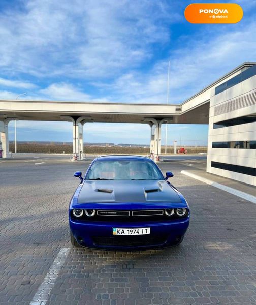 Dodge Challenger, 2019, Газ пропан-бутан / Бензин, 3.6 л., 63 тыс. км, Купе, Синий, Киев 45871 фото