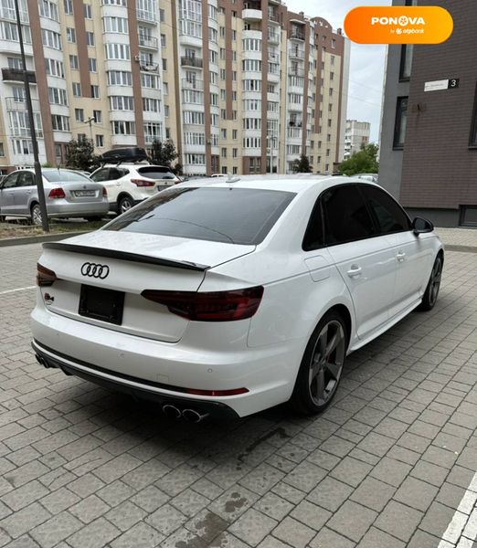 Audi S4, 2018, Бензин, 3 л., 58 тыс. км, Седан, Белый, Львов Cars-Pr-53962 фото