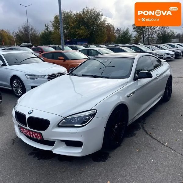 BMW 6 Series, 2015 р., Бензин, 93 тис. км, Купе, Білий, Дніпро (Дніпропетровськ) AT-10403706 фото