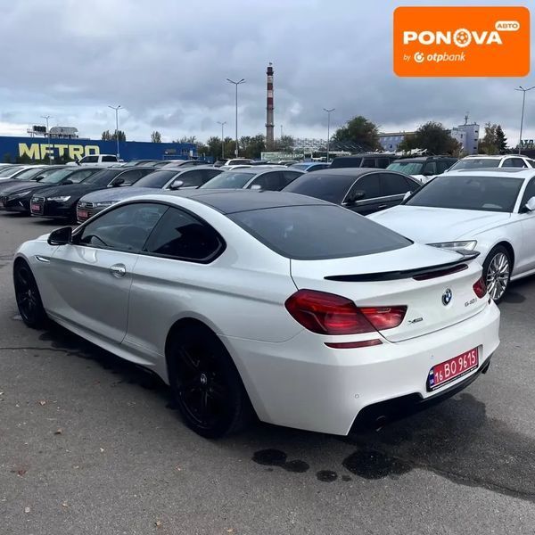 BMW 6 Series, 2015 р., Бензин, 93 тис. км, Купе, Білий, Дніпро (Дніпропетровськ) AT-10403706 фото