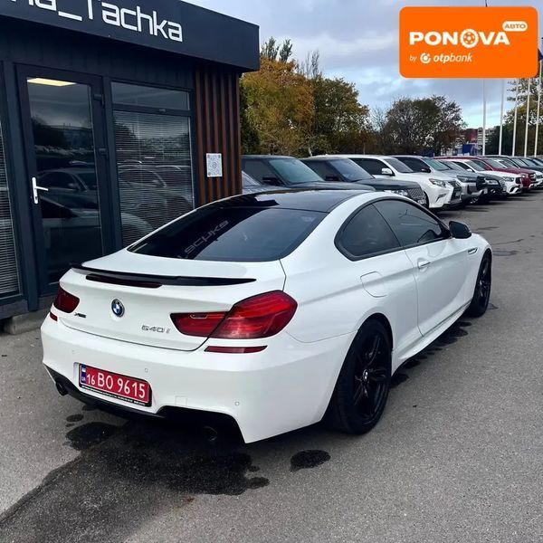 BMW 6 Series, 2015 р., Бензин, 93 тис. км, Купе, Білий, Дніпро (Дніпропетровськ) AT-10403706 фото