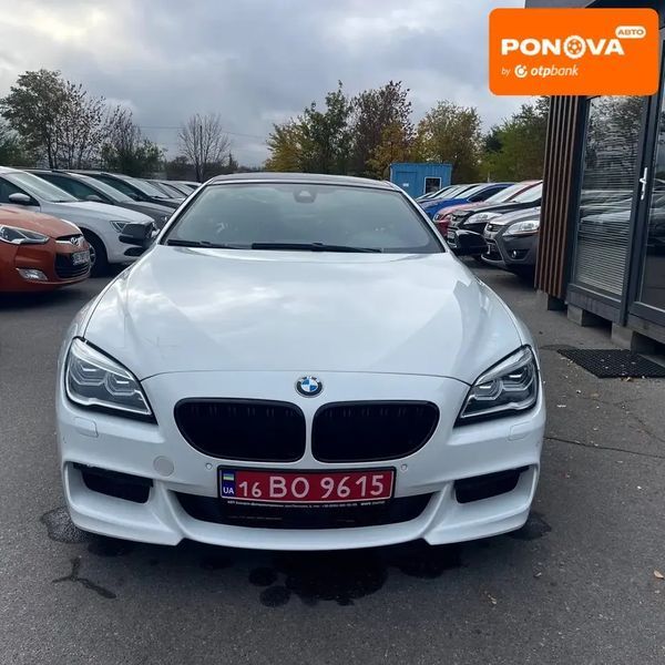 BMW 6 Series, 2015 р., Бензин, 93 тис. км, Купе, Білий, Дніпро (Дніпропетровськ) AT-10403706 фото