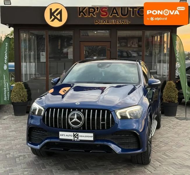 Mercedes-Benz GLE-Class Coupe, 2022 г., Гибрид (HEV), 54 тыс. км, Внедорожник / Кроссовер, Синий, Харьков AT-10418319 фото