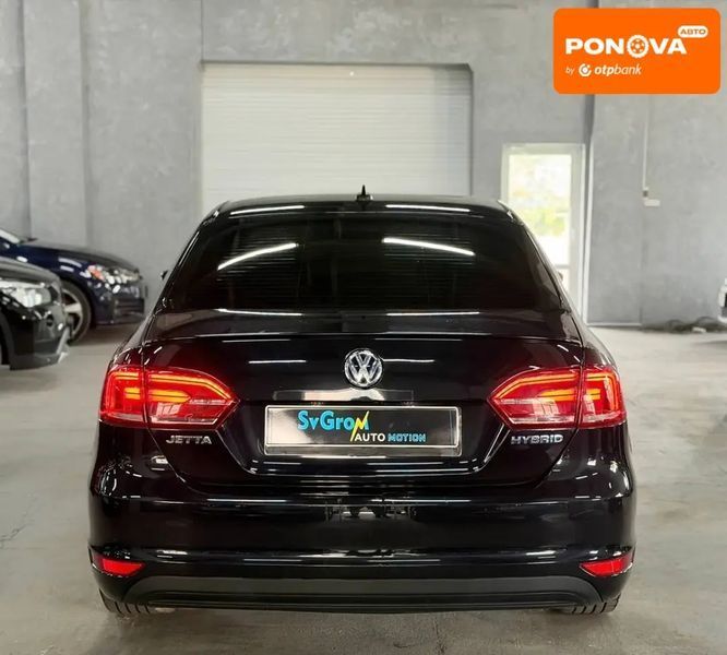 Volkswagen Jetta, 2013 р., Гібрид (HEV), 246 тис. км, Седан, Чорний, Кам'янське (Дніпродзержинськ) AT-10418491 фото