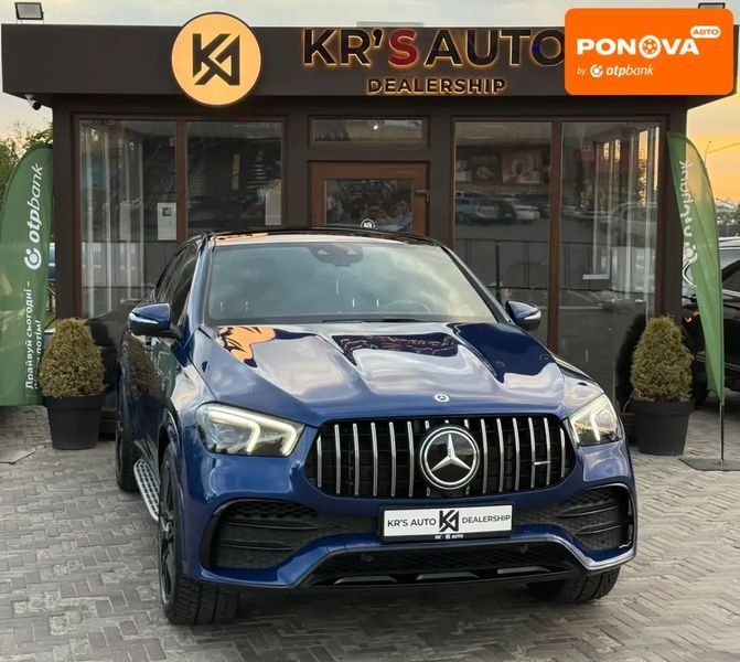 Mercedes-Benz GLE-Class Coupe, 2022 г., Гибрид (HEV), 54 тыс. км, Внедорожник / Кроссовер, Синий, Харьков AT-10418319 фото