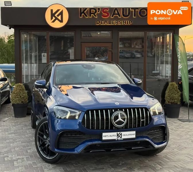 Mercedes-Benz GLE-Class Coupe, 2022 г., Гибрид (HEV), 54 тыс. км, Внедорожник / Кроссовер, Синий, Харьков AT-10418319 фото