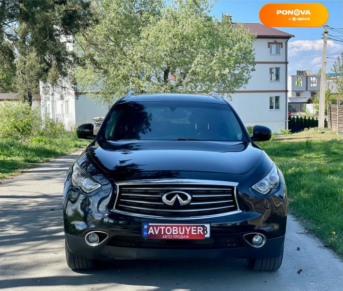 Infiniti QX70, 2013, Дизель, 3 л., 177 тис. км, Позашляховик / Кросовер, Чорний, Київ 103749 фото