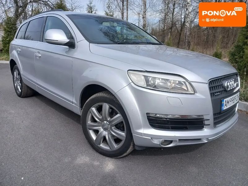 Audi Q7, 2008 г., Дизель, 290 тыс. км, Внедорожник / Кроссовер, Серый, Звягель AT-10403077 фото
