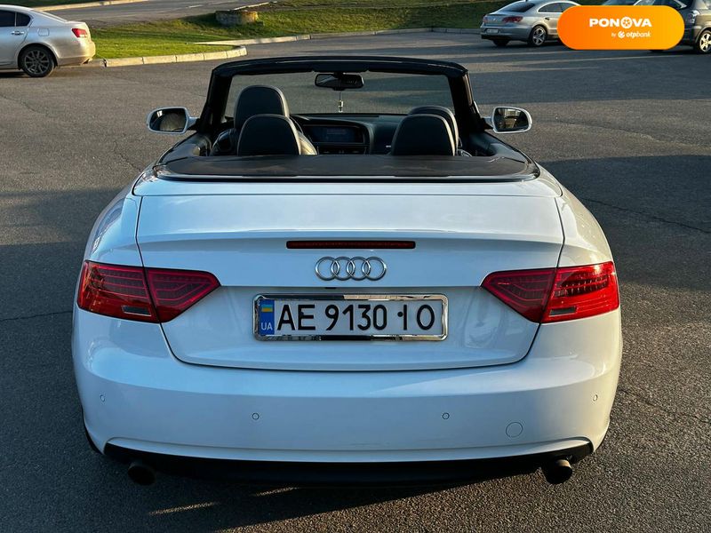 Audi A5, 2013, Бензин, 2 л., 129 тыс. км, Кабриолет, Белый, Кривой Рог 108292 фото