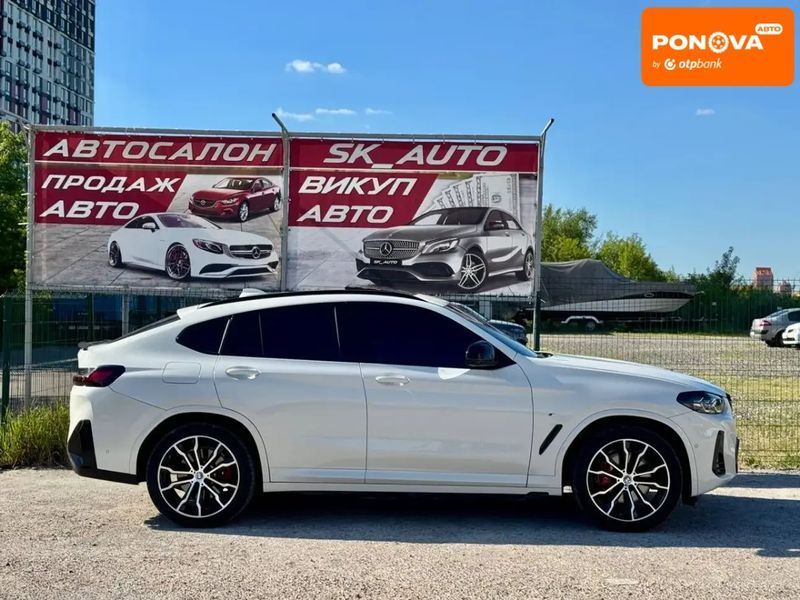 BMW X4, 2022 р., Гібрид (HEV), 45 тис. км, Позашляховик / Кросовер, Білий, Київ AT-10417399 фото