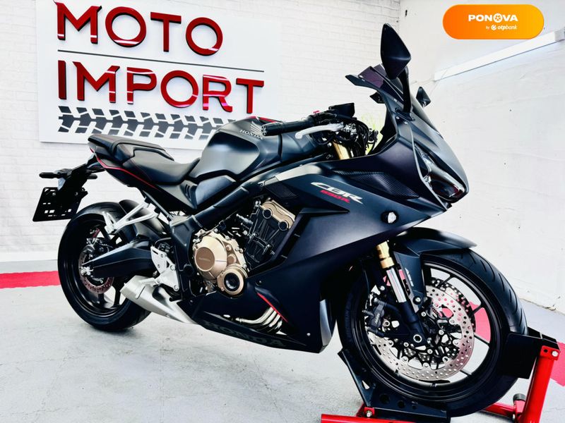 Honda CBR 650R, 2019, Бензин, 650 см³, 19 тис. км, Спортбайк, Чорный, Одесса moto-199496 фото