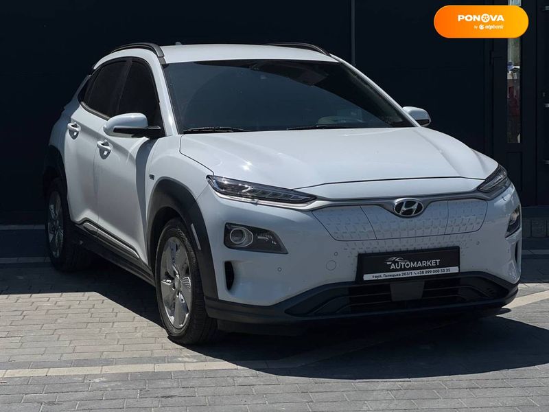 Hyundai Kona, 2019, Електро, 22 тис. км, Позашляховик / Кросовер, Білий, Івано-Франківськ 53115 фото