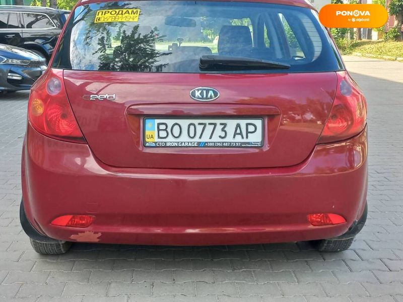 Kia Ceed, 2009, Газ пропан-бутан / Бензин, 1.6 л., 341 тис. км, Хетчбек, Червоний, Тернопіль Cars-Pr-67229 фото