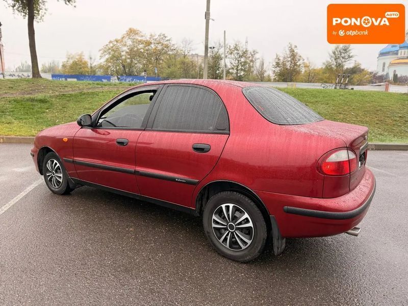 Daewoo Lanos, 2007 р., Бензин, 129 тис. км, Седан, Червоний, Кривий Ріг AT-10429977 фото
