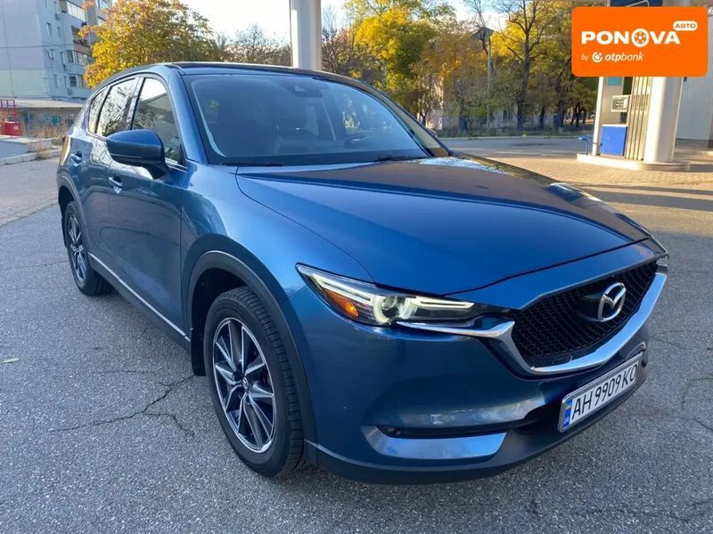 Mazda CX-5, 2017 р., Бензин, 133 тис. км, Позашляховик / Кросовер, Синій, Миколаїв AT-10404128 фото