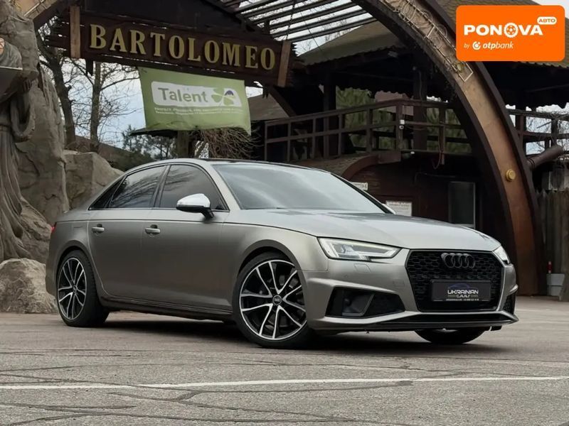 Audi S4, 2018 г., Бензин, 69 тыс. км, Седан, Серый, Днепр (Днепропетровск) AT-10408605 фото