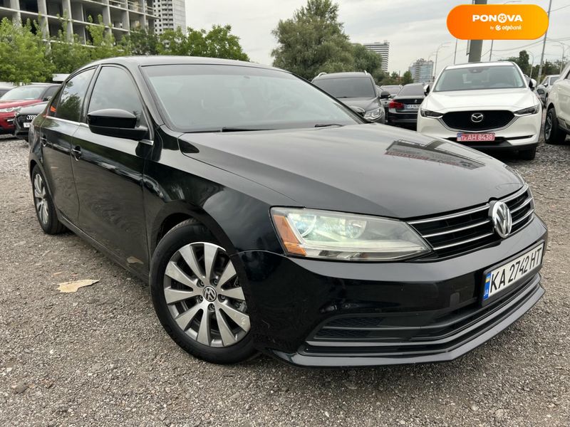 Volkswagen Jetta, 2017, Бензин, 124 тис. км, Седан, Чорний, Київ 108827 фото