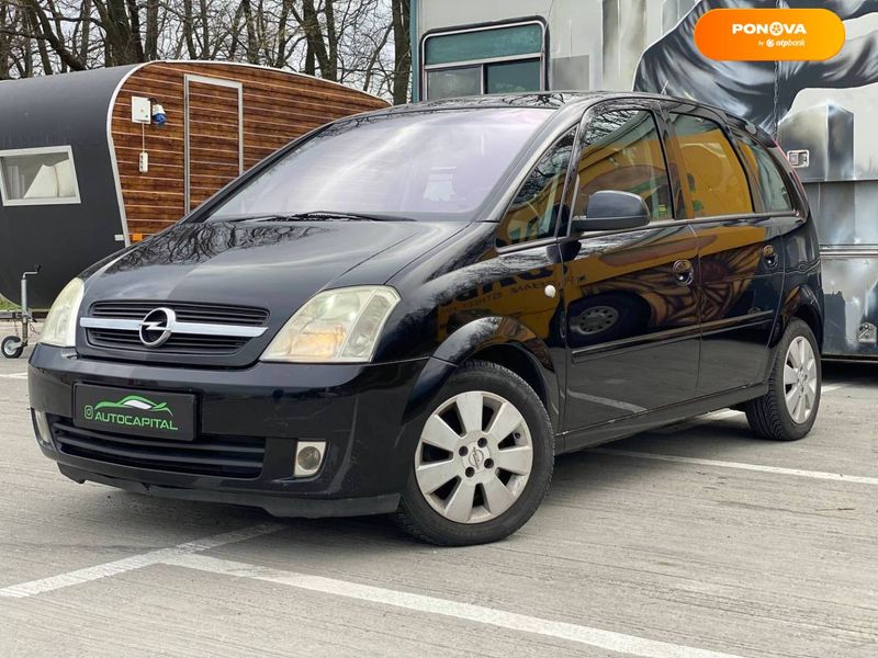 Opel Meriva, 2005, Бензин, 1.6 л., 213 тыс. км, Микровен, Чорный, Киев 35560 фото